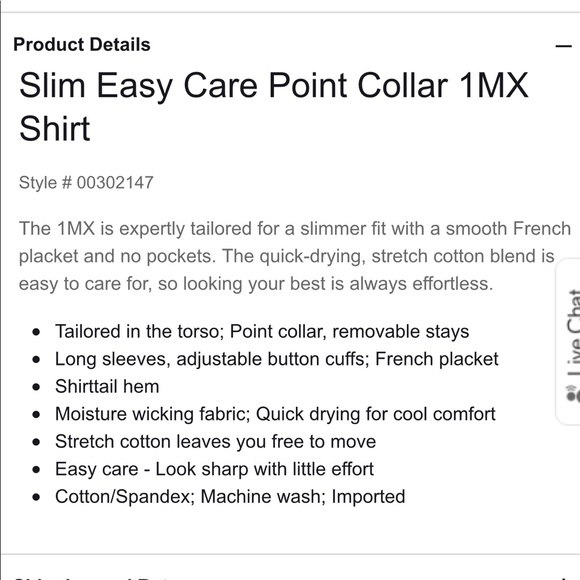 Express Slim Collar Shirt 1MX - Picture 3 of 3